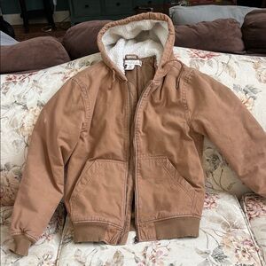 Kids Tan Puffer Jacket